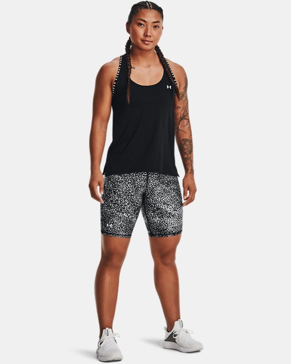 Women's HeatGear® Bike Shorts, Black, pdpMainDesktop image number 2